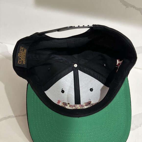 Sam's Hofbrau Hat Cap Snap Back Black Embroidered Yupoong LA Logo Flat Bill Mens - Picture 7 of 9